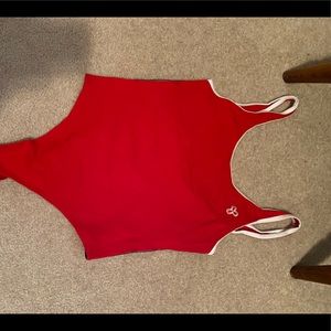 TNA red bodysuit